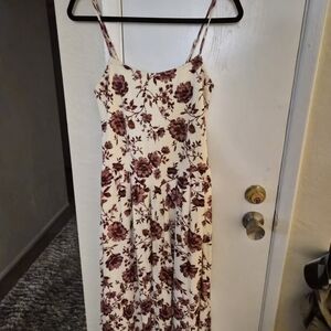 Floral Spaghetti Strap Dress